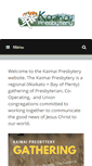 Mobile Screenshot of kaimaipresbytery.org.nz